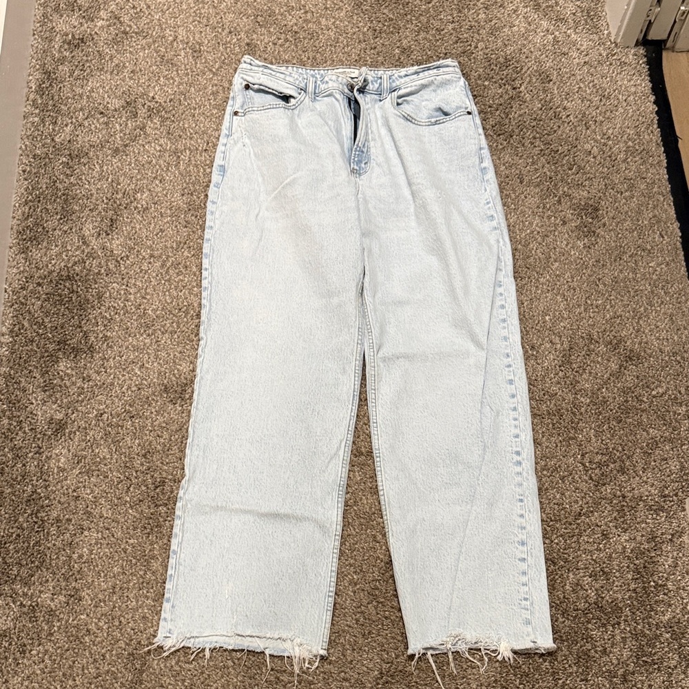 Abercrombie & Fitch Light Blue Straight Leg Jeans